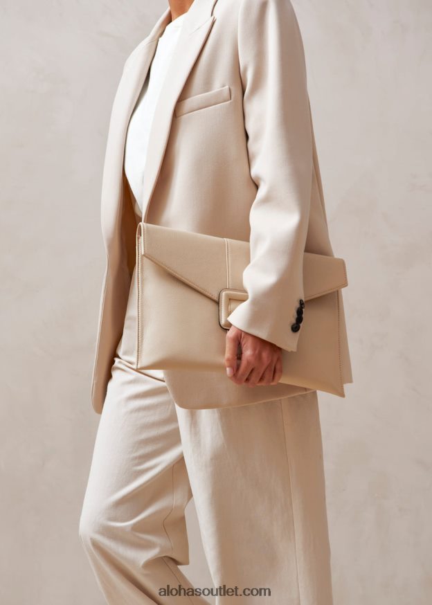 mulheres a e - bolsa de couro branco Alohas 4P88ZX1210 creme
