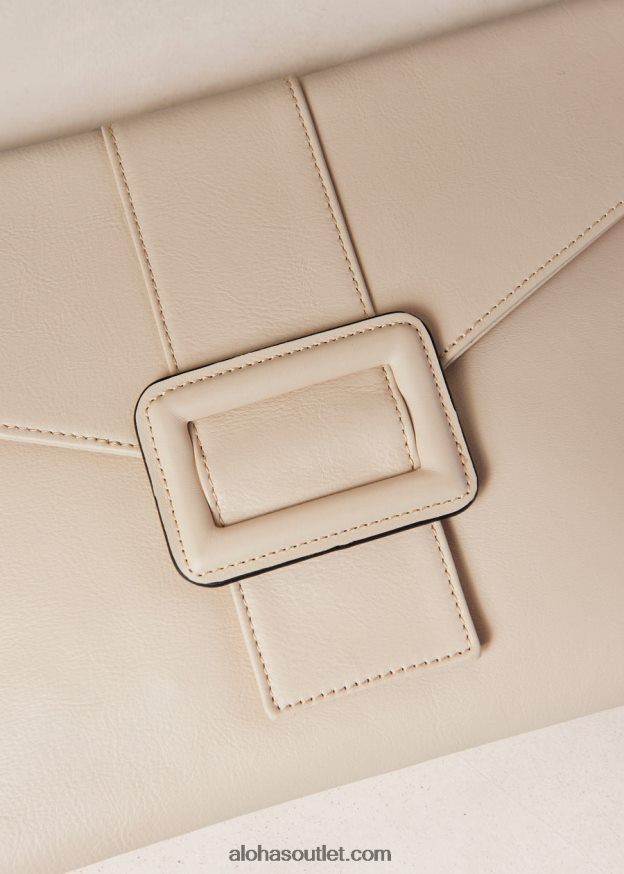 mulheres a e - bolsa de couro branco Alohas 4P88ZX1210 creme