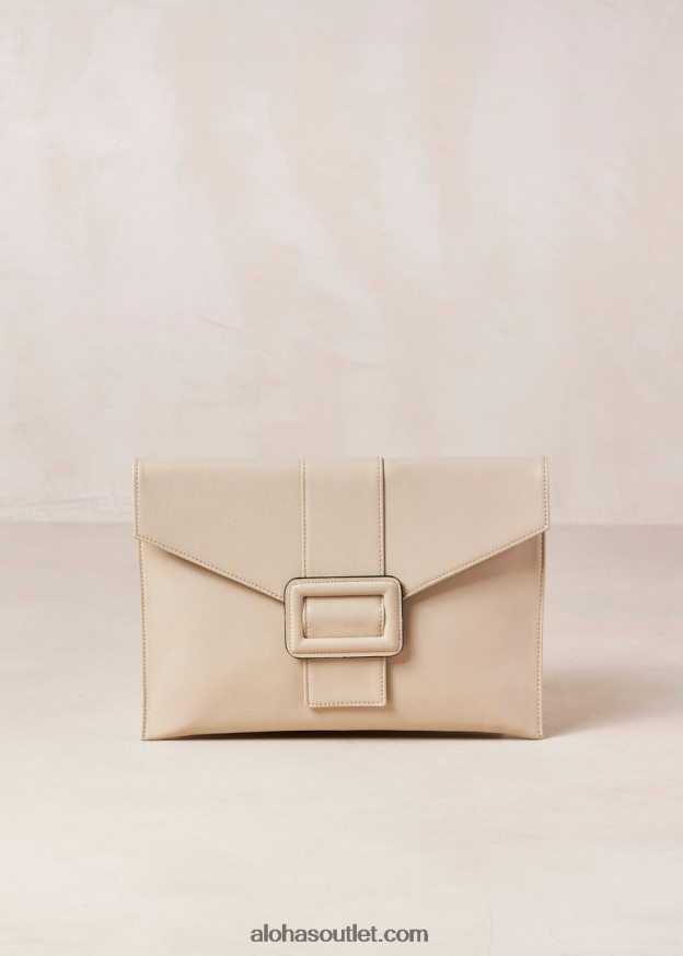 mulheres a e - bolsa de couro branco Alohas 4P88ZX1210 creme