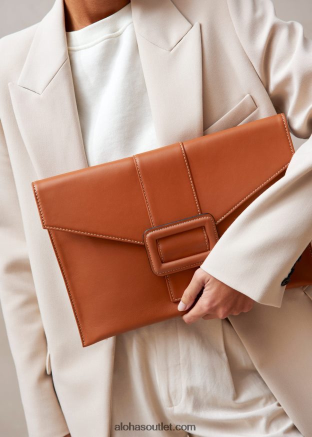 mulheres a e - bolsa de couro marrom Alohas 4P88ZX1211 bronzeado