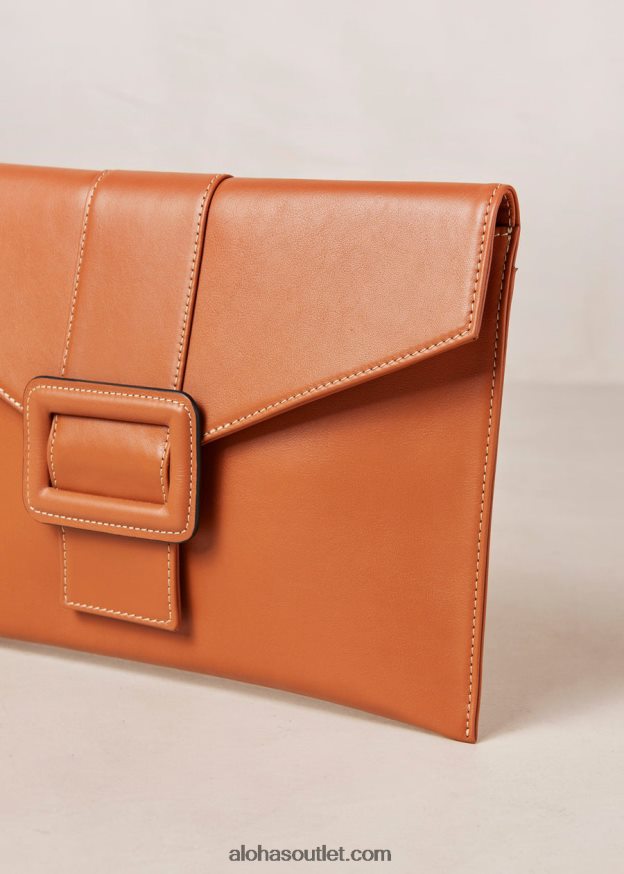 mulheres a e - bolsa de couro marrom Alohas 4P88ZX1211 bronzeado