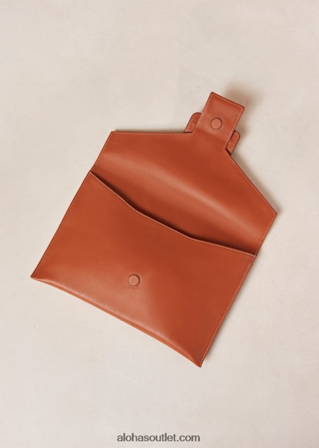 mulheres a e - bolsa de couro marrom Alohas 4P88ZX1211 bronzeado