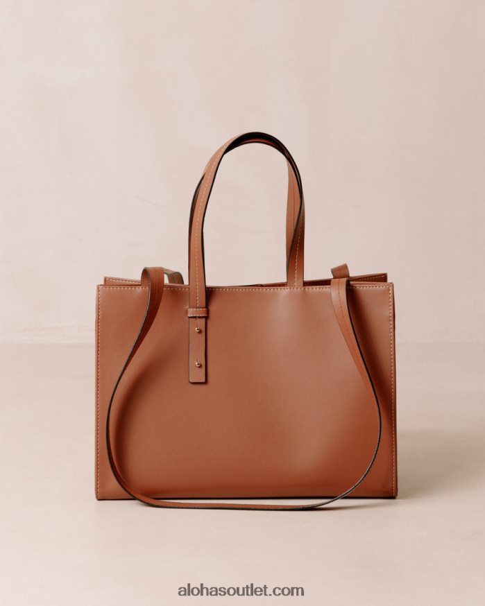 mulheres bolsa de couro vegan the z corn - marrom Alohas 4P88ZX1032 milho bronzeado