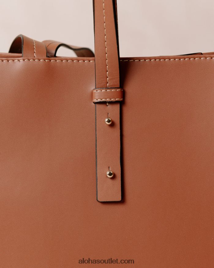 mulheres bolsa de couro vegan the z corn - marrom Alohas 4P88ZX1032 milho bronzeado