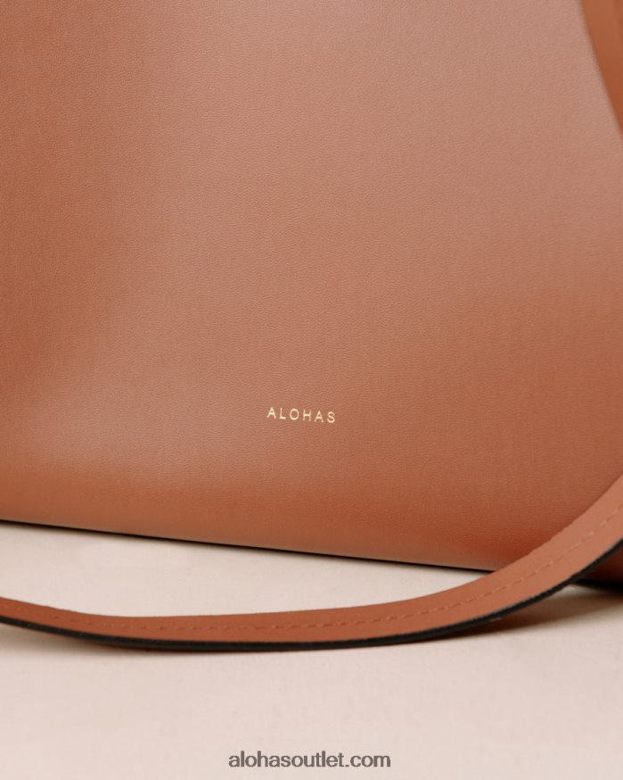 mulheres bolsa de couro vegan the z corn - marrom Alohas 4P88ZX1032 milho bronzeado