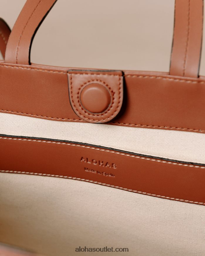 mulheres bolsa de couro vegan the z corn - marrom Alohas 4P88ZX1032 milho bronzeado