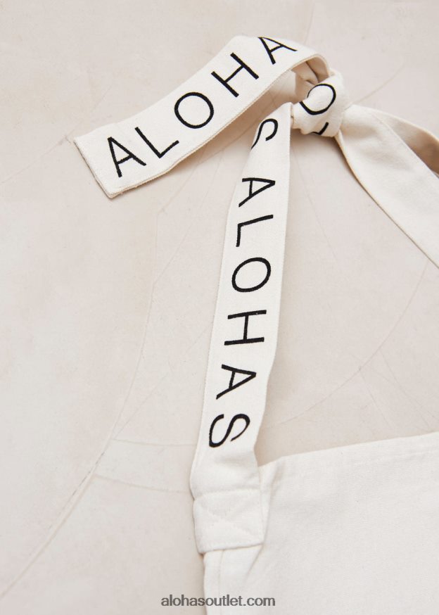 mulheres bolsa de lona - bolsa de algodão branca Alohas 4P88ZX1139 branco
