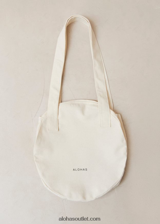 mulheres moonchild - bolsa branca de algodão Alohas 4P88ZX1197 creme
