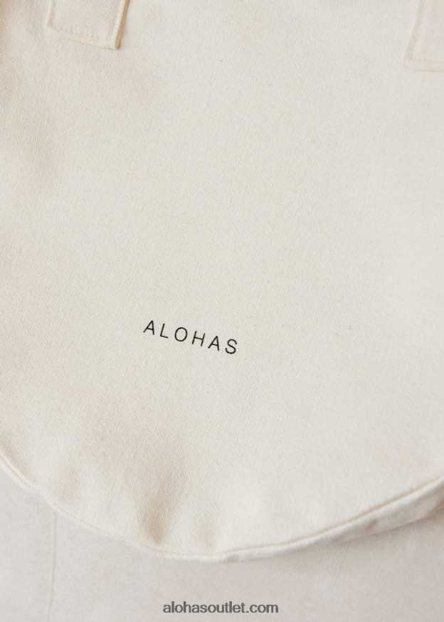 mulheres moonchild - bolsa branca de algodão Alohas 4P88ZX1197 creme