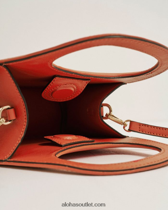 mulheres the a - bolsa de couro laranja brilhante Alohas 4P88ZX1075 laranja pomelo