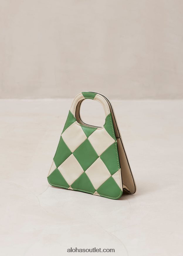 mulheres the a scacchi - bolsa xadrez branca e verde Alohas 4P88ZX1101 scacchi marfim perene