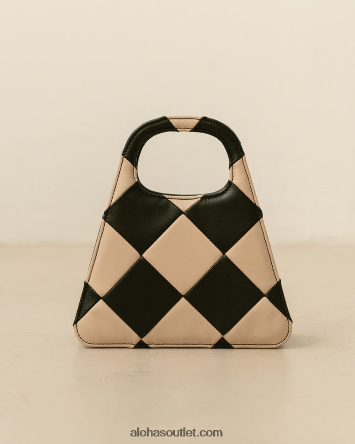 mulheres the a scacchi - bolsa xadrez preta e branca Alohas 4P88ZX1076 escachis preto branco