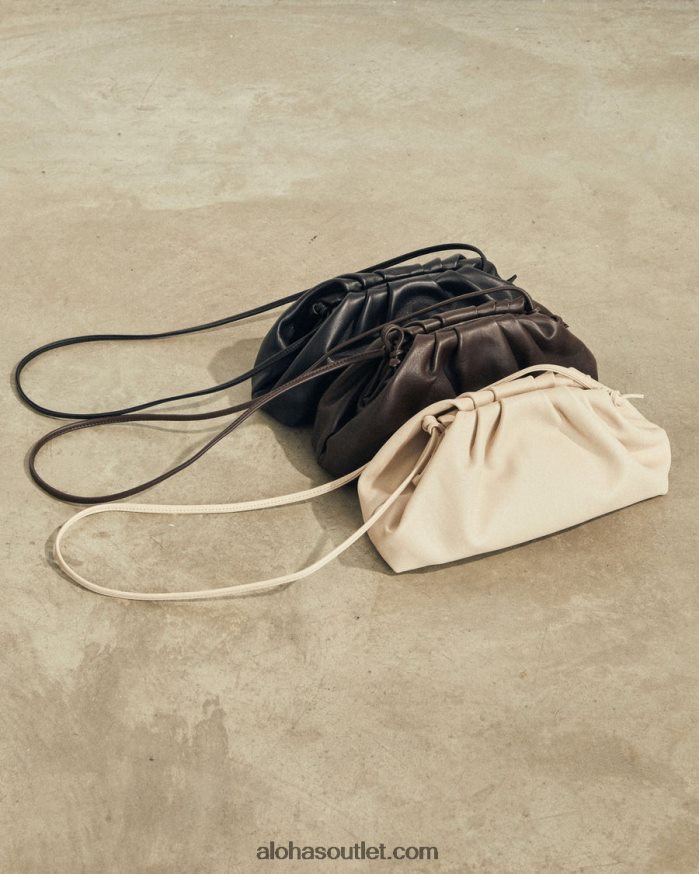 mulheres the d - bolsa de couro branco Alohas 4P88ZX1059 marfim