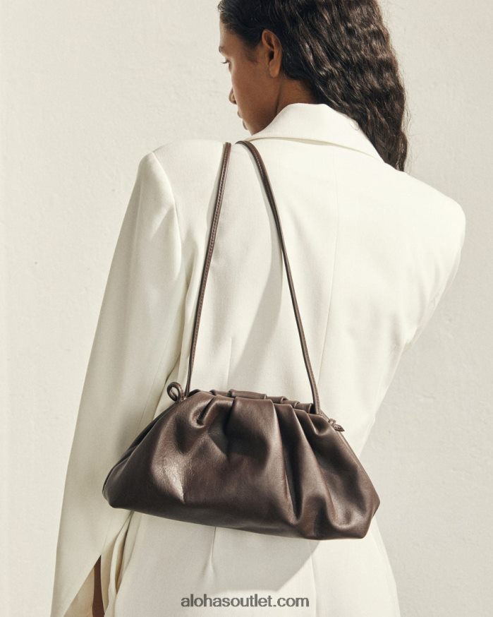 mulheres the d - bolsa de couro marrom Alohas 4P88ZX1089 marrom café