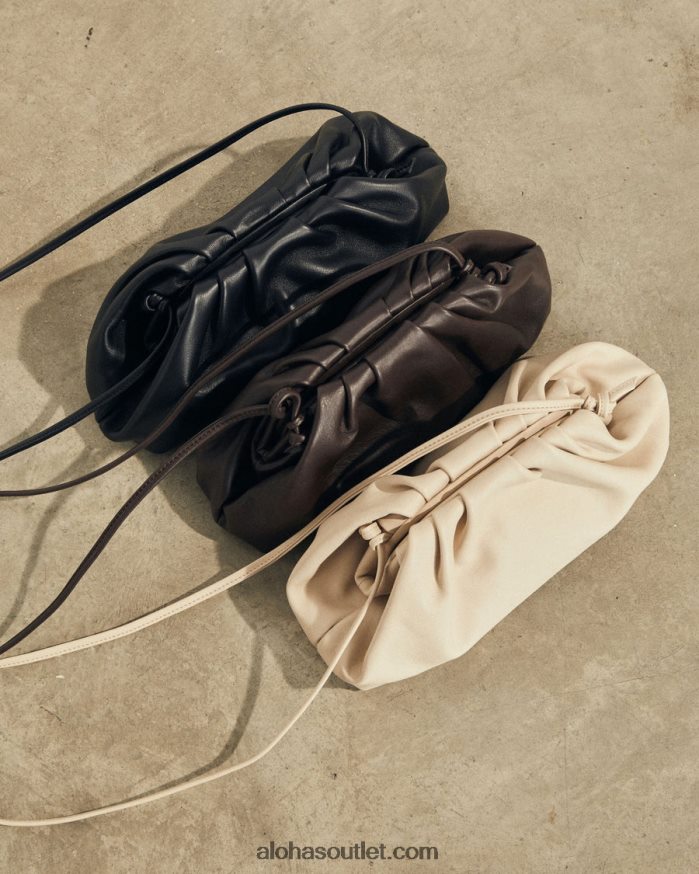 mulheres the d - bolsa de couro preta Alohas 4P88ZX1090 preto
