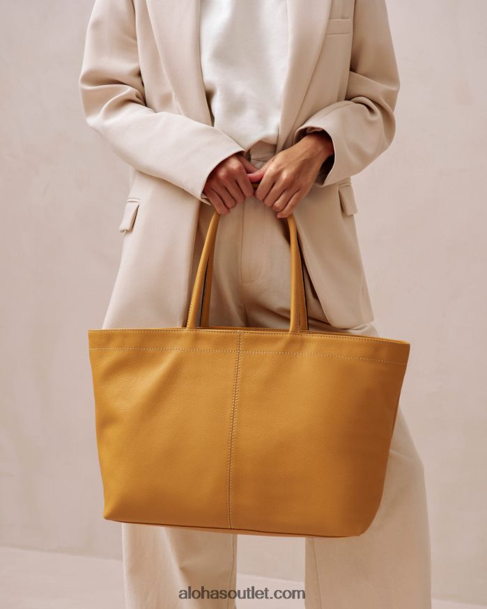 mulheres the f - bolsa de couro amarela Alohas 4P88ZX1094 calêndula amarela