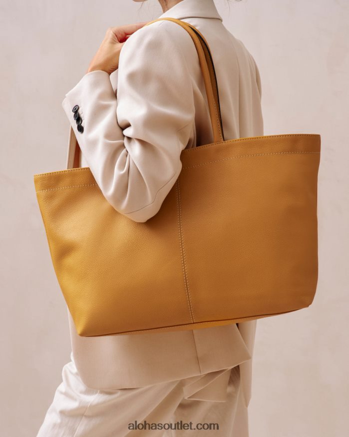 mulheres the f - bolsa de couro amarela Alohas 4P88ZX1094 calêndula amarela