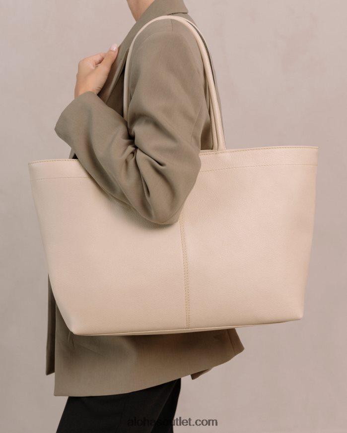 mulheres the f - bolsa de couro branco Alohas 4P88ZX1052 creme