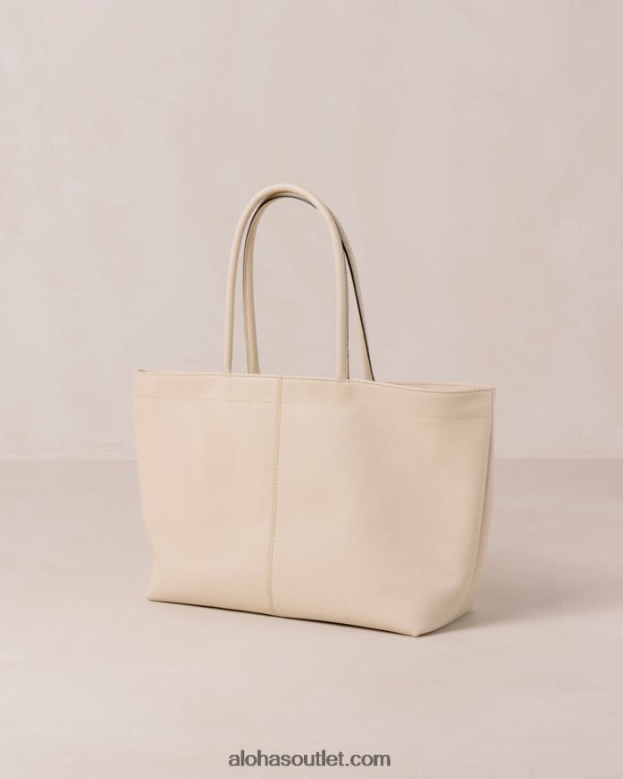 mulheres the f - bolsa de couro branco Alohas 4P88ZX1052 creme