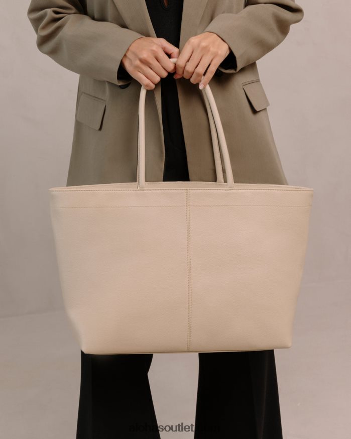 mulheres the f - bolsa de couro branco Alohas 4P88ZX1052 creme