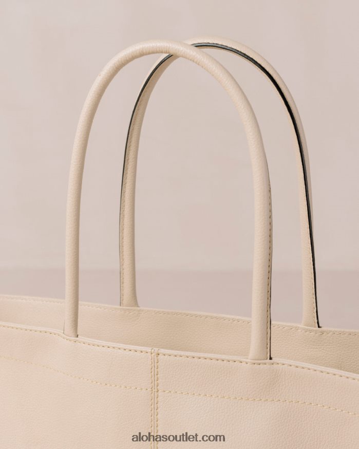mulheres the f - bolsa de couro branco Alohas 4P88ZX1052 creme