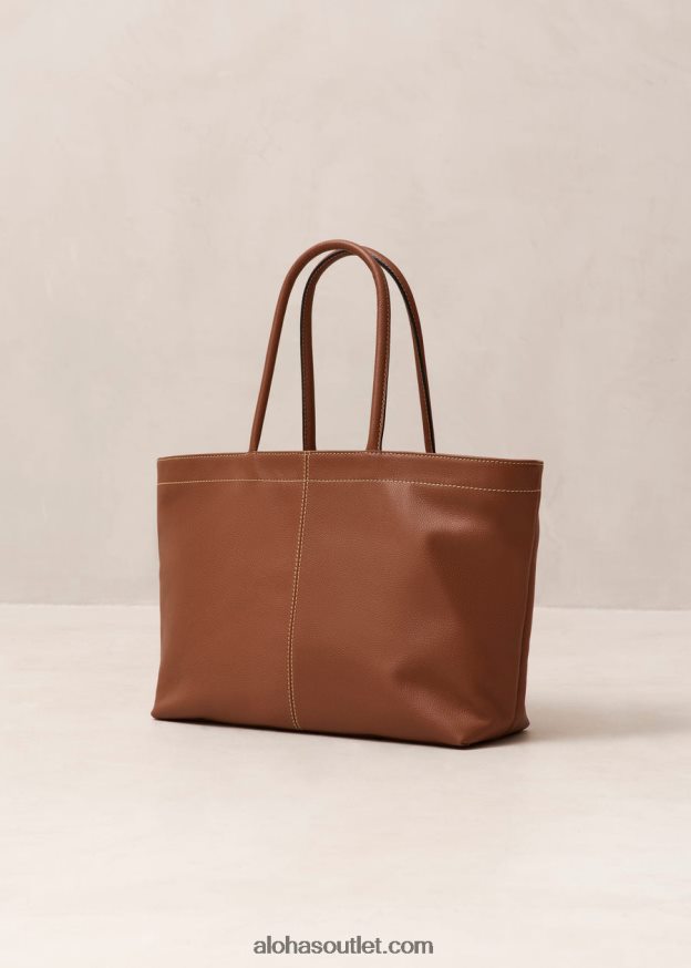 mulheres the f - bolsa de couro marrom Alohas 4P88ZX1092 bronzeado