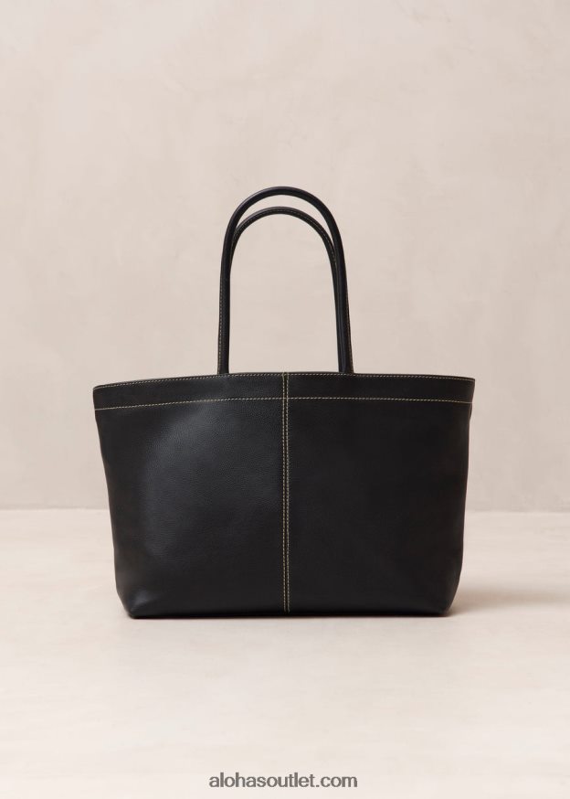 mulheres the f - bolsa de couro preta Alohas 4P88ZX1093 preto