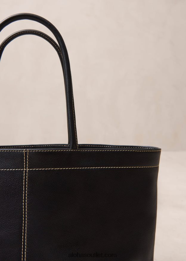 mulheres the f - bolsa de couro preta Alohas 4P88ZX1093 preto