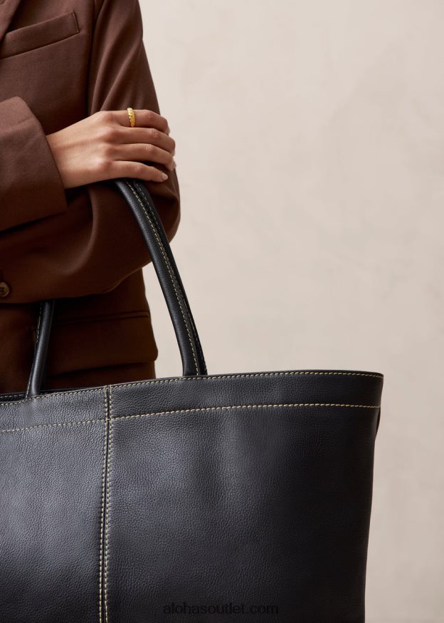 mulheres the f - bolsa de couro preta Alohas 4P88ZX1093 preto