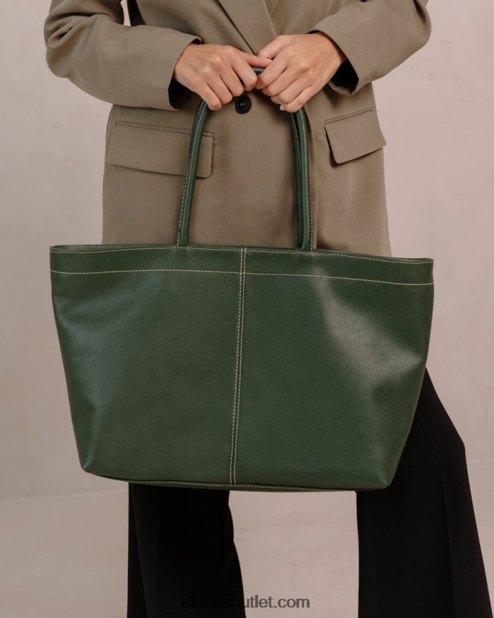 mulheres the f - bolsa de couro verde Alohas 4P88ZX1053 verde floresta