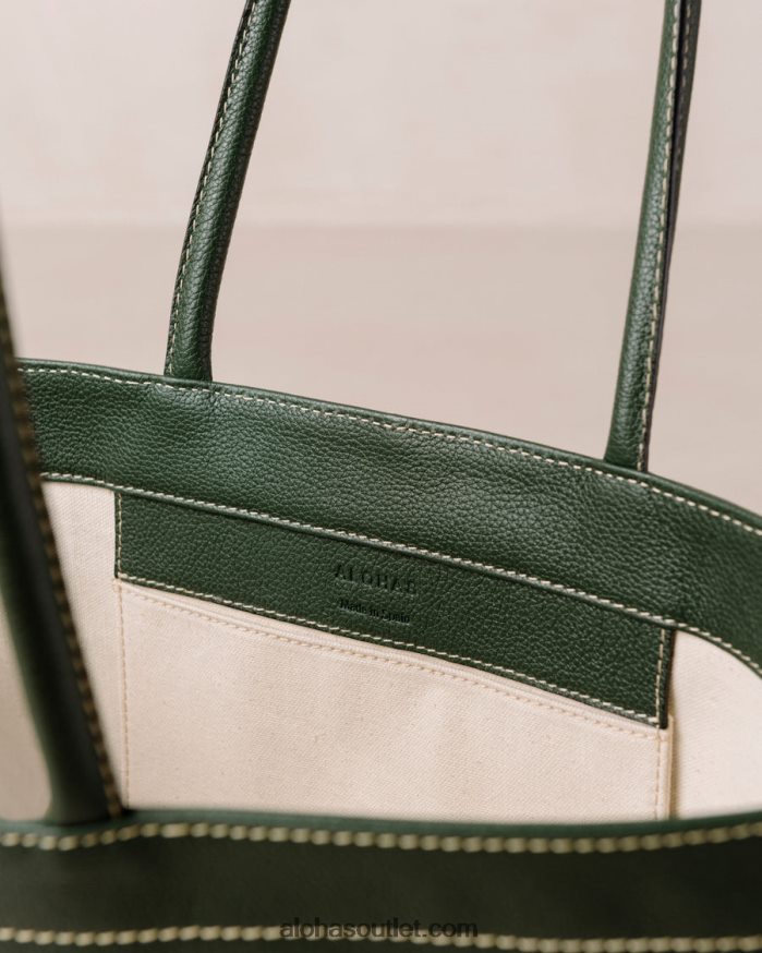mulheres the f - bolsa de couro verde Alohas 4P88ZX1053 verde floresta