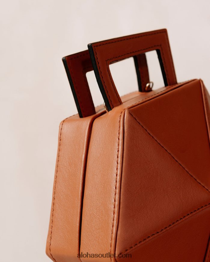 mulheres the k - bolsa de couro marrom Alohas 4P88ZX1045 bronzeado