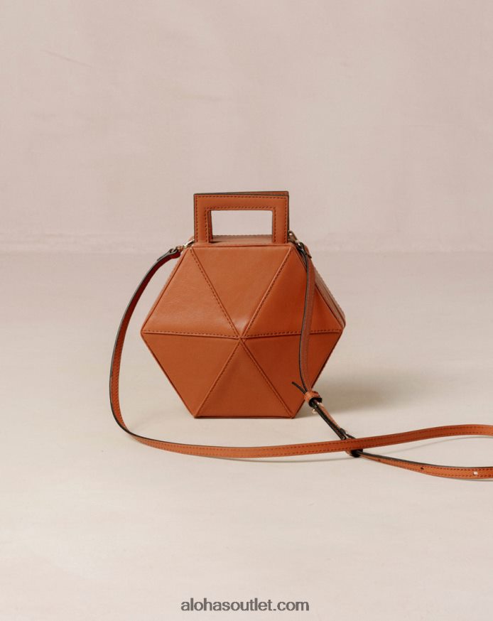 mulheres the k - bolsa de couro marrom Alohas 4P88ZX1045 bronzeado
