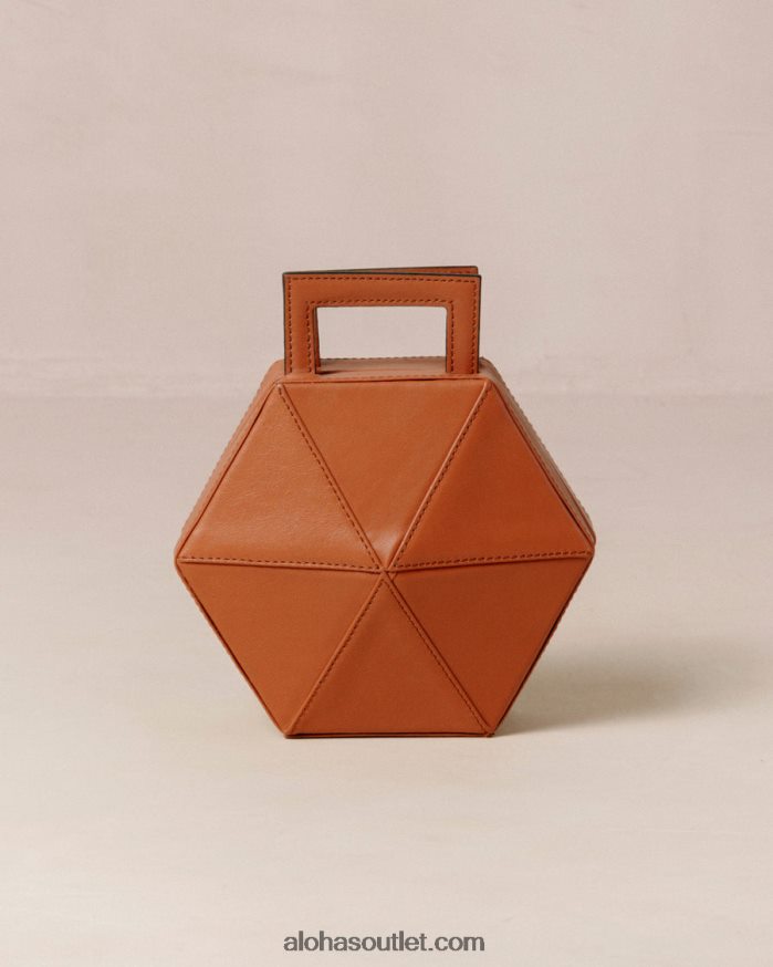 mulheres the k - bolsa de couro marrom Alohas 4P88ZX1045 bronzeado