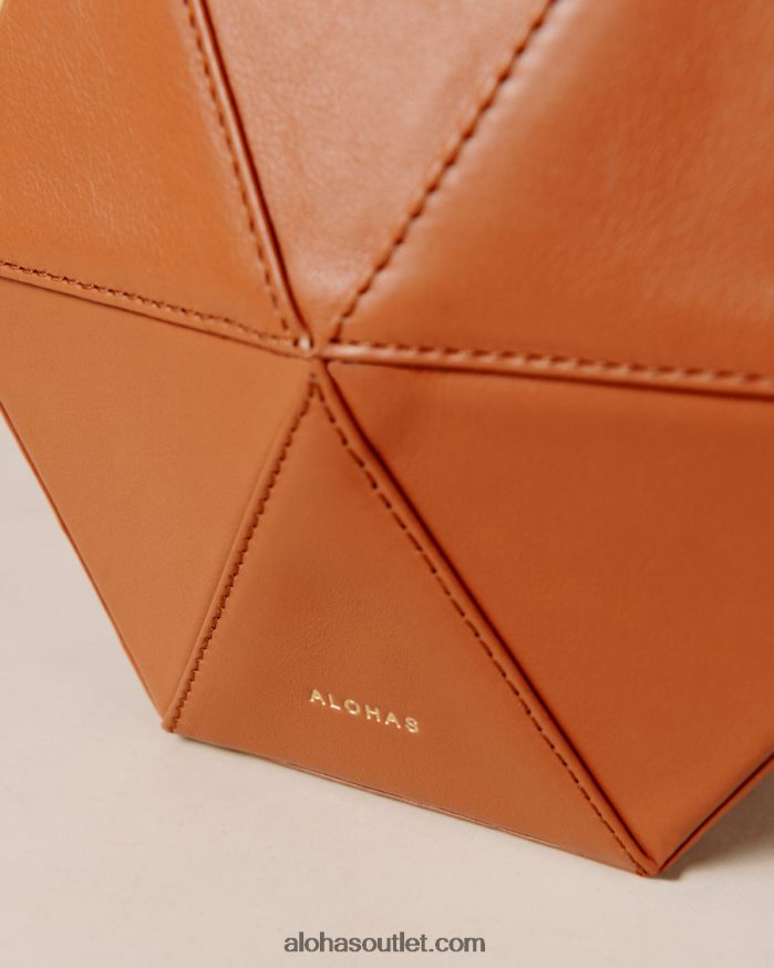 mulheres the k - bolsa de couro marrom Alohas 4P88ZX1045 bronzeado