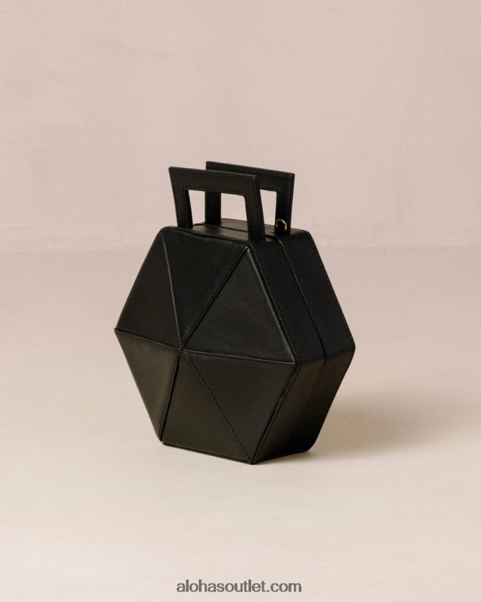 mulheres the k - bolsa de couro preta Alohas 4P88ZX1043 preto