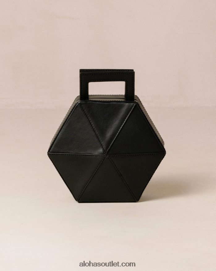 mulheres the k - bolsa de couro preta Alohas 4P88ZX1043 preto