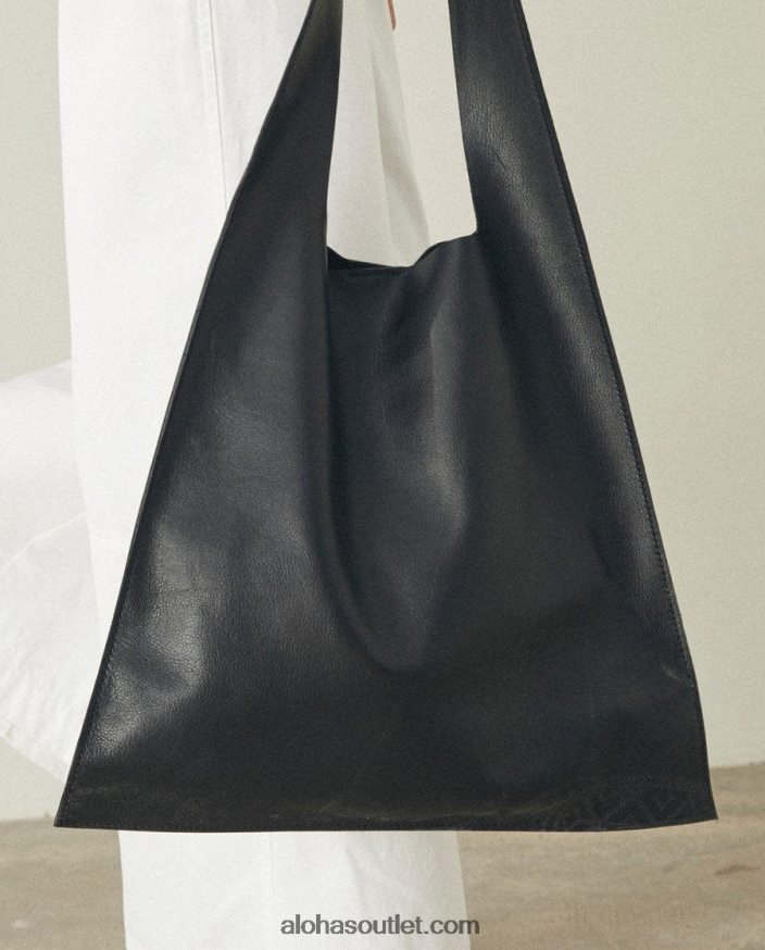 mulheres the l - bolsa de couro preto Alohas 4P88ZX1069 preto