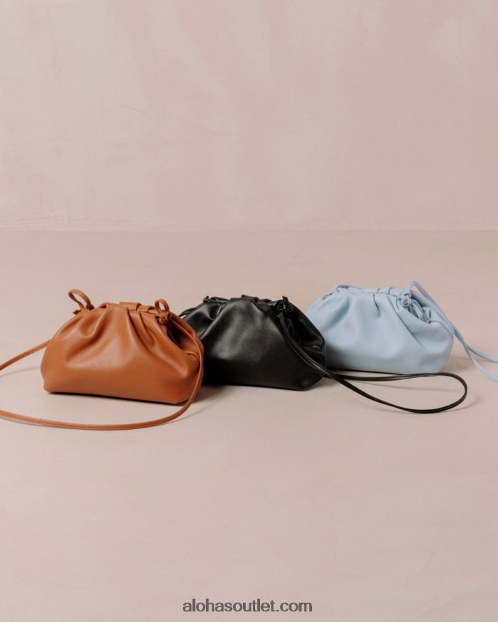 mulheres the mini d - bolsa de couro marrom Alohas 4P88ZX1157 bronzeado