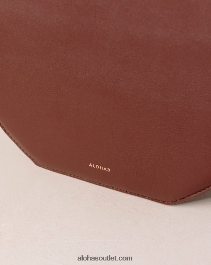 mulheres the o venti indo - bolsa de couro marrom e lilás Alohas 4P88ZX1038 vinho bordô smokey malva