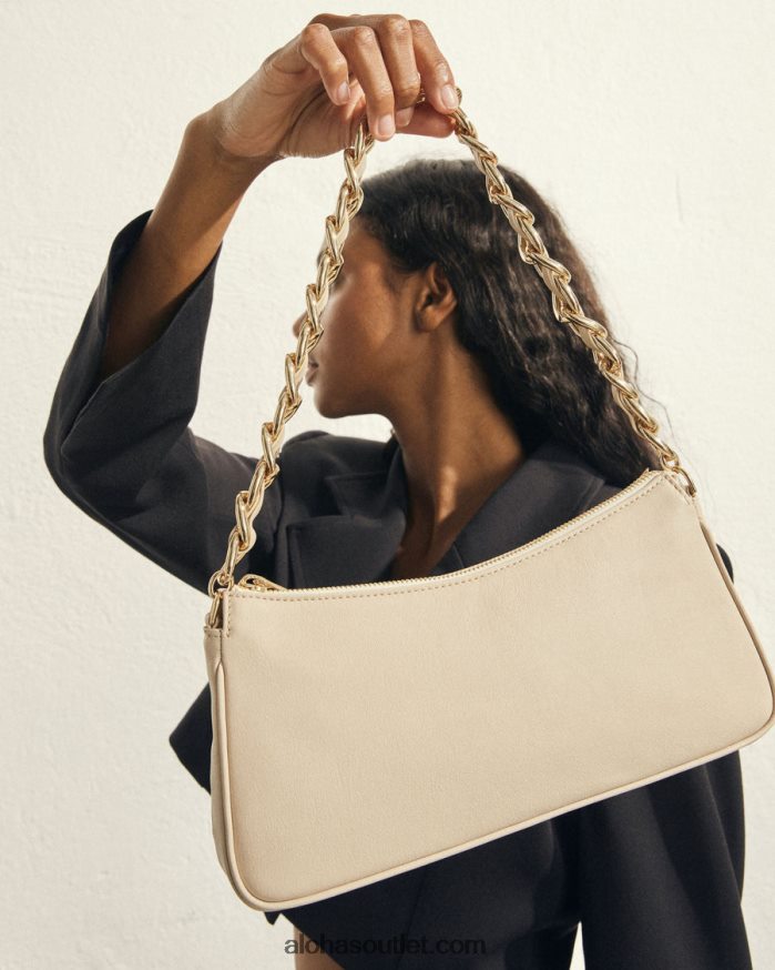 mulheres the s - bolsa de couro branco Alohas 4P88ZX1162 marfim