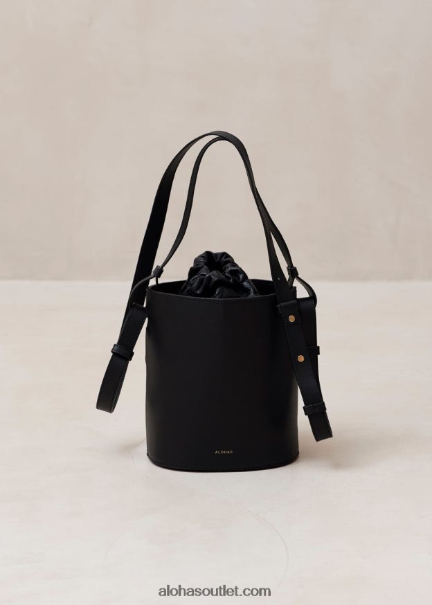 mulheres the u venti scacchi - bolsa de couro preta e branca Alohas 4P88ZX1151 escachi marfim preto