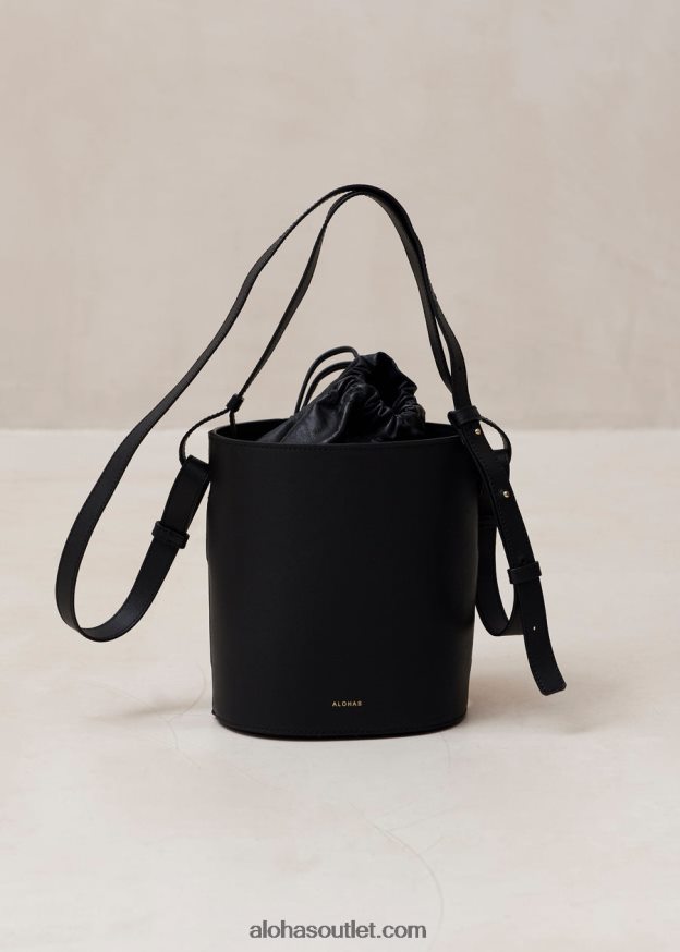 mulheres the u venti scacchi - bolsa de couro preta e marrom Alohas 4P88ZX1152 escachi preto bronzeado
