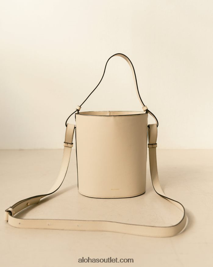 mulheres the u venti waffle - bolsa de couro branco Alohas 4P88ZX1156 waffle de marfim