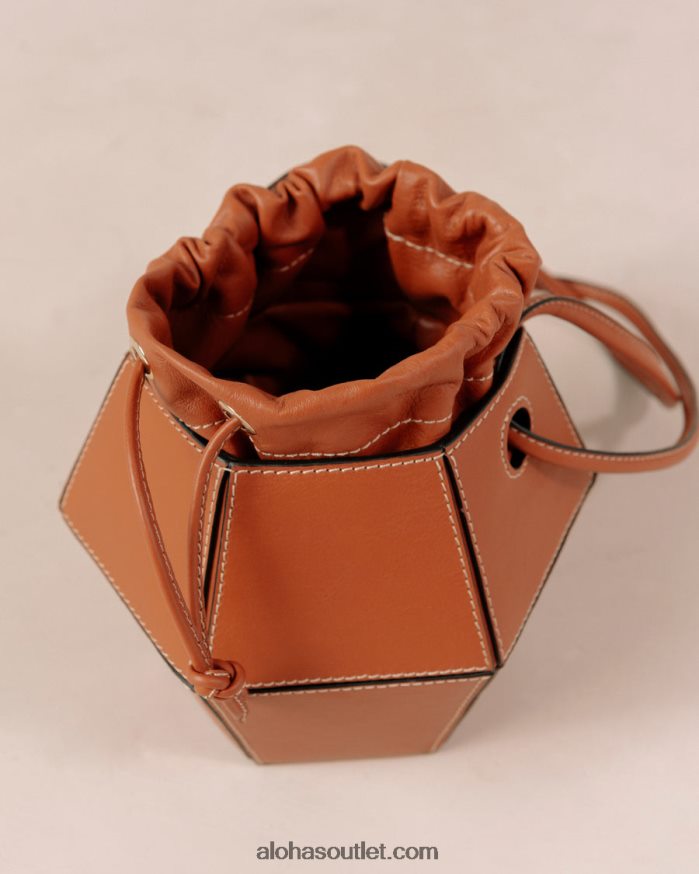 mulheres the v - bolsa de couro marrom Alohas 4P88ZX1048 bronzeado