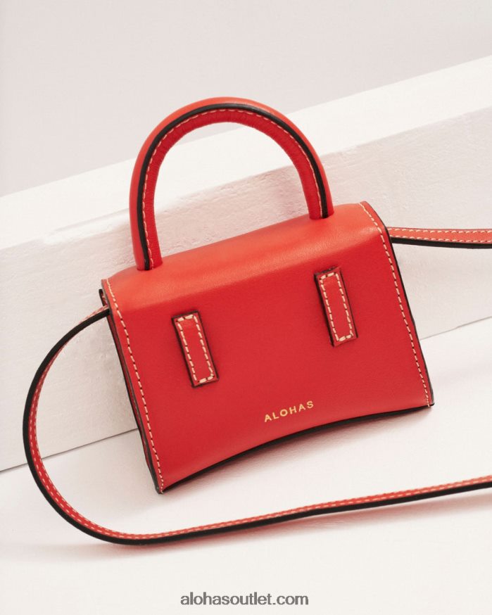 mulheres the x - bolsa de couro laranja Alohas 4P88ZX1169 laranja pomelo
