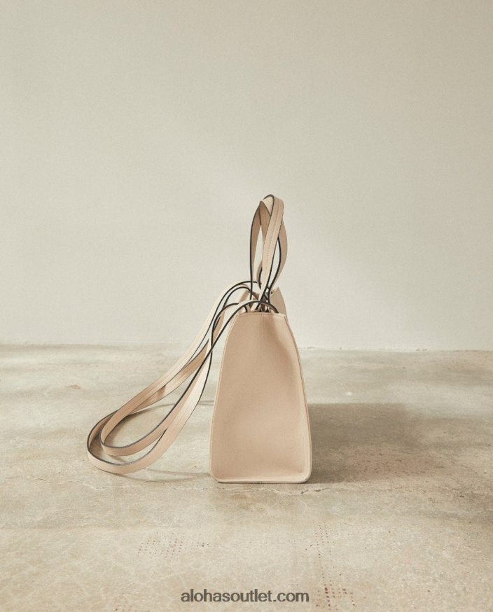 mulheres the z - bolsa de couro branco Alohas 4P88ZX1033 marfim