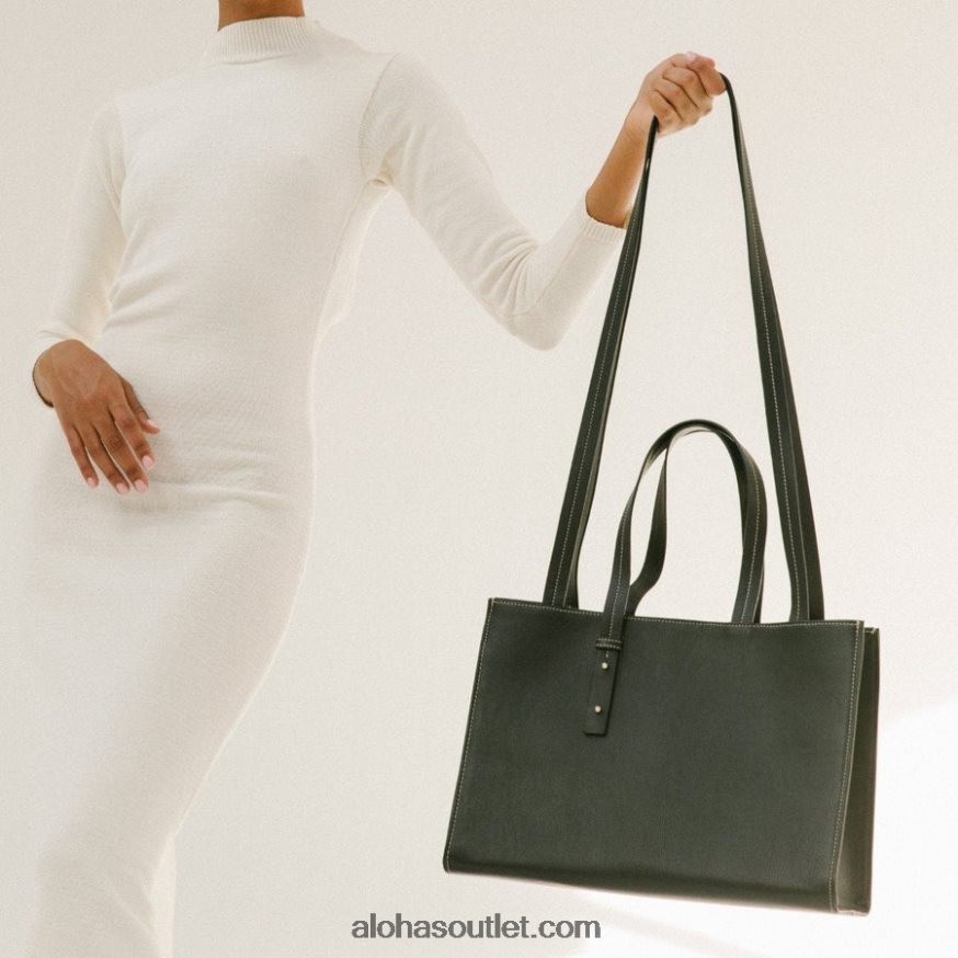 mulheres the z - bolsa de couro preta Alohas 4P88ZX1031 preto