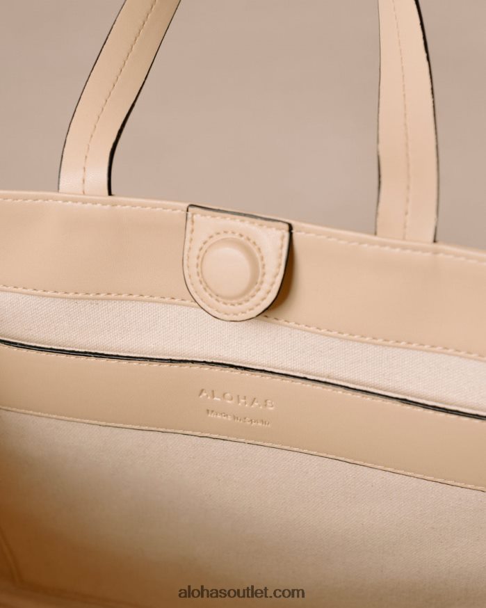 mulheres the z corn - bolsa branca de couro vegano Alohas 4P88ZX1034 creme de milho