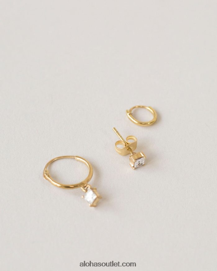 mulheres herança - piercings de ouro Alohas 4P88ZX1186 ouro